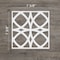 Ekena Millwork Extra Small Fleetwood Decorative Fretwork Wall Pnls in Architectural PVC, 7 3/8"W x 7 3/8"H x 3/8"T WALP08X08FLT - alternate 3
